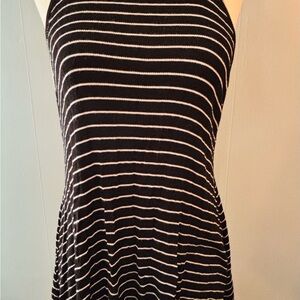 SO Black and White Striped Camisole